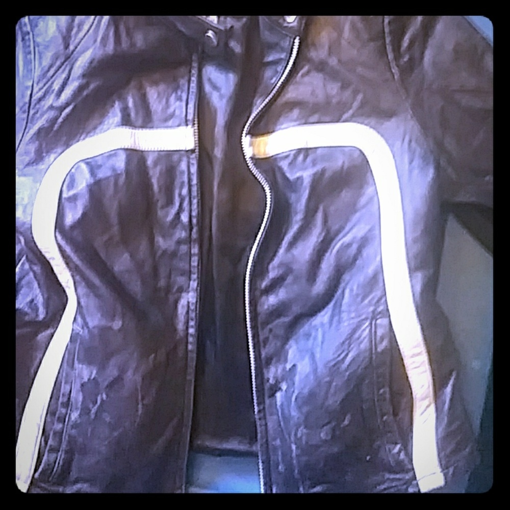 Boys leather coat